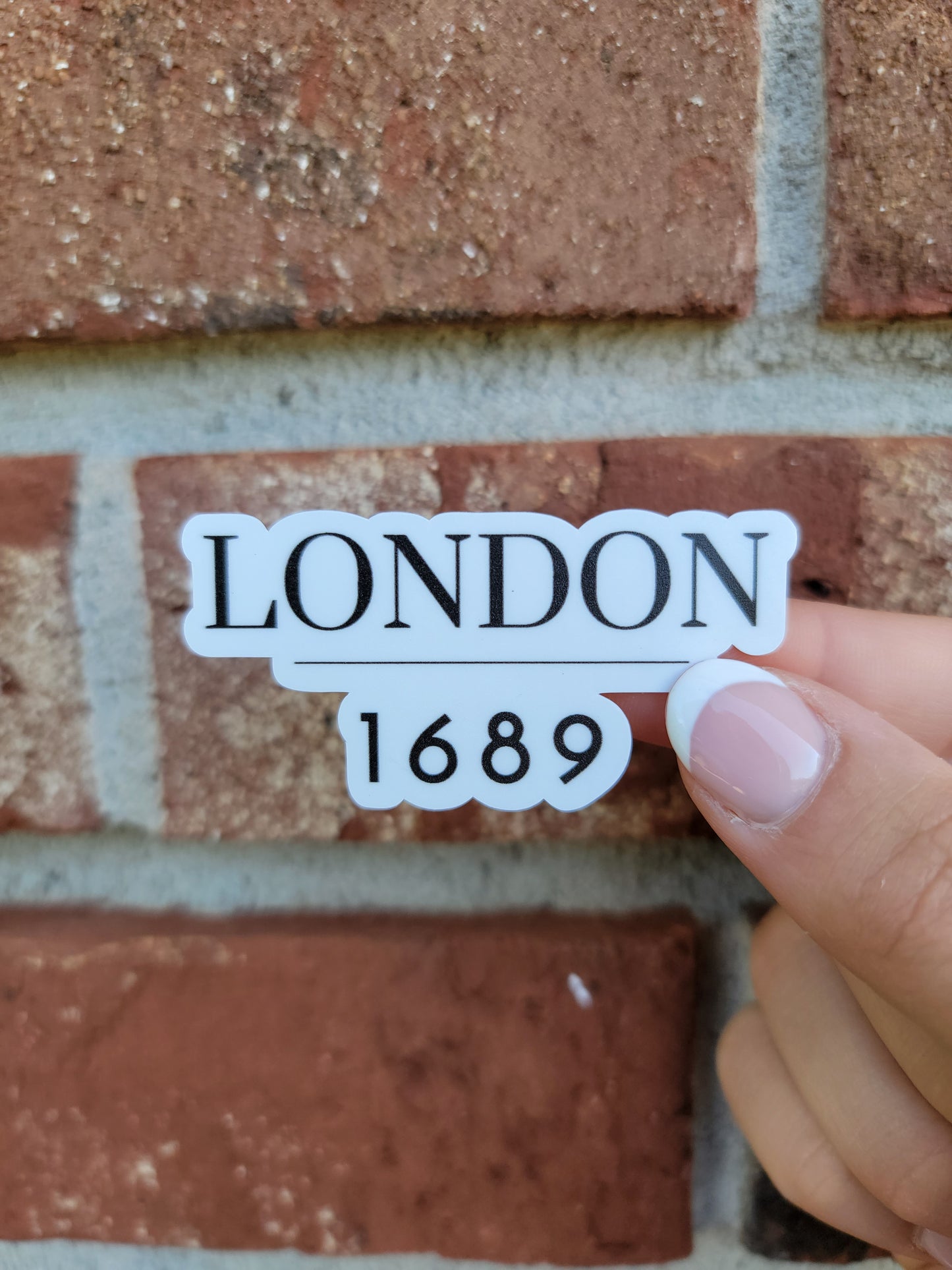 London 1689 Sticker