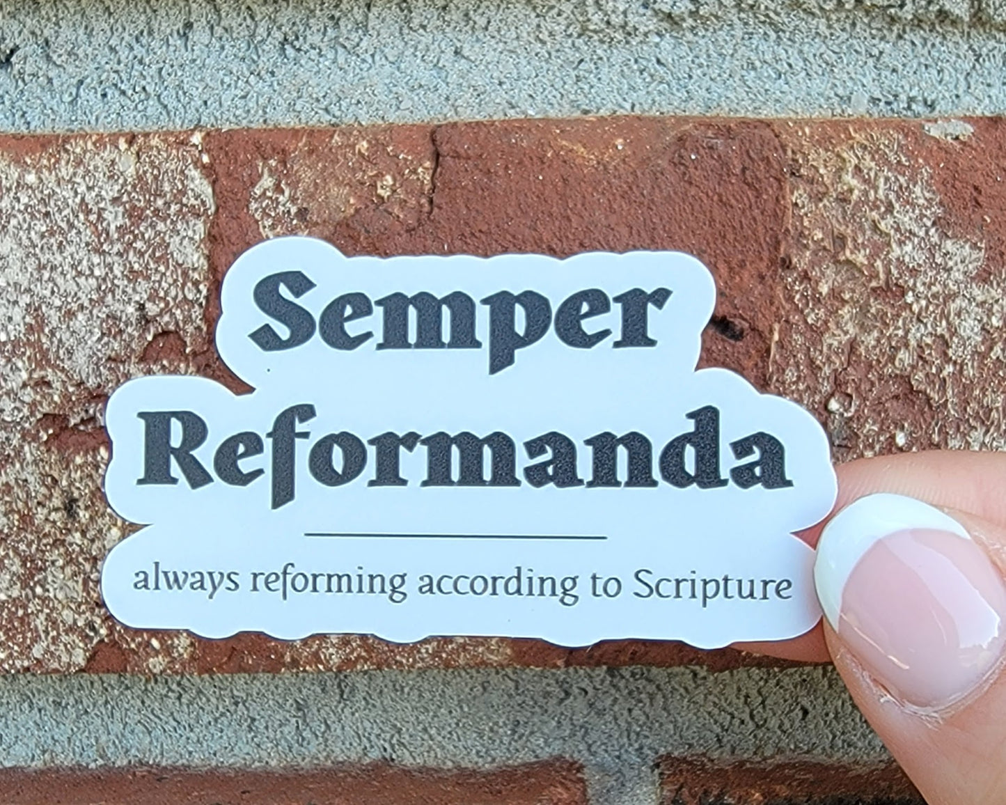 Semper Reformanda Sticker