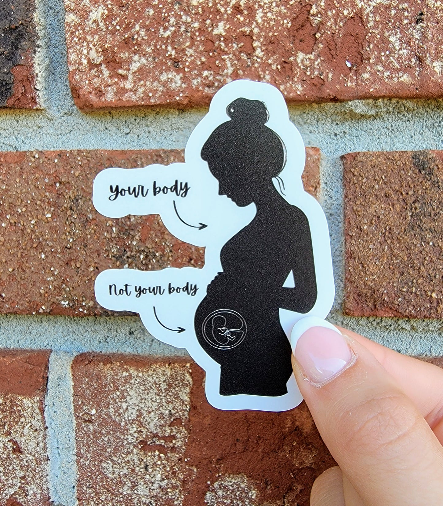 Not Your Body Sticker