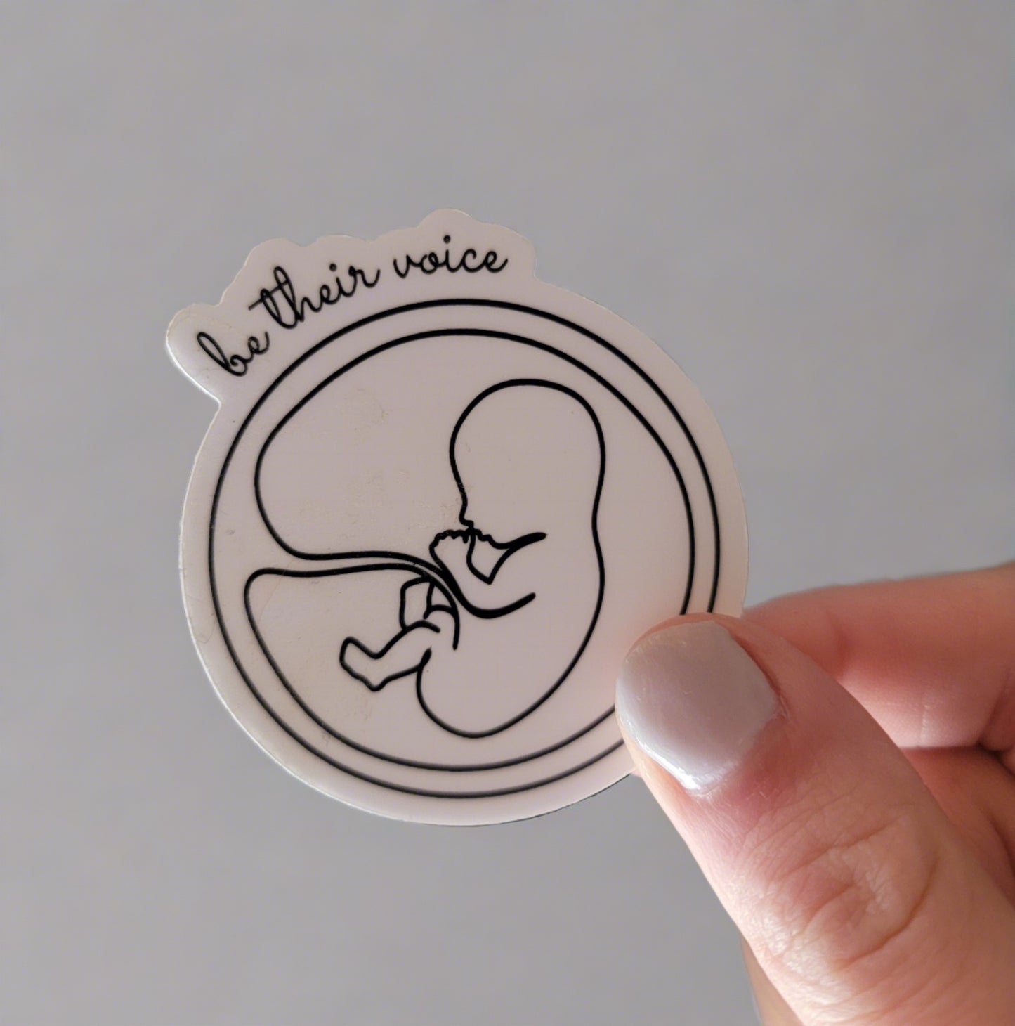 Be Their Voice Sticker