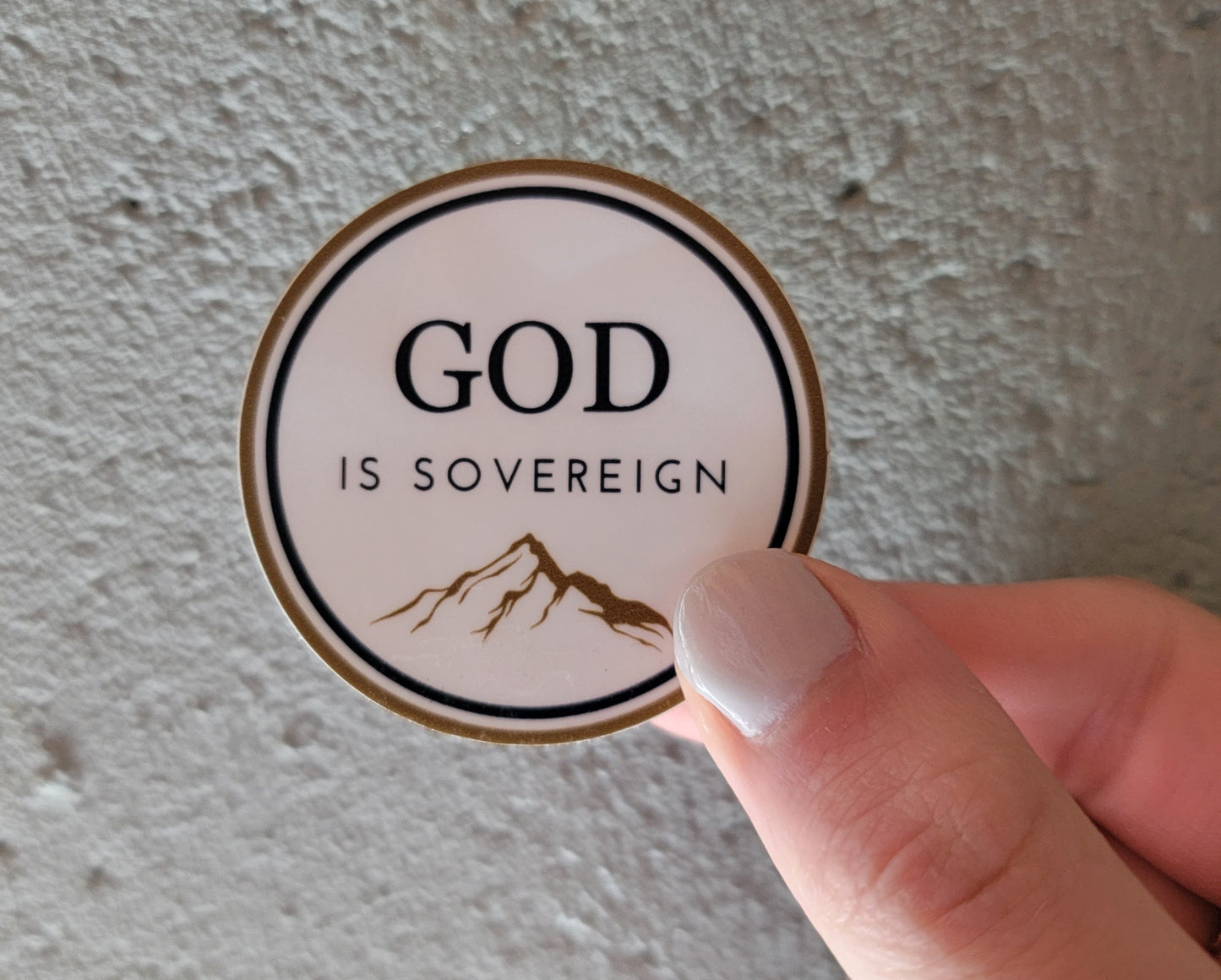 God is Sovereign Sticker