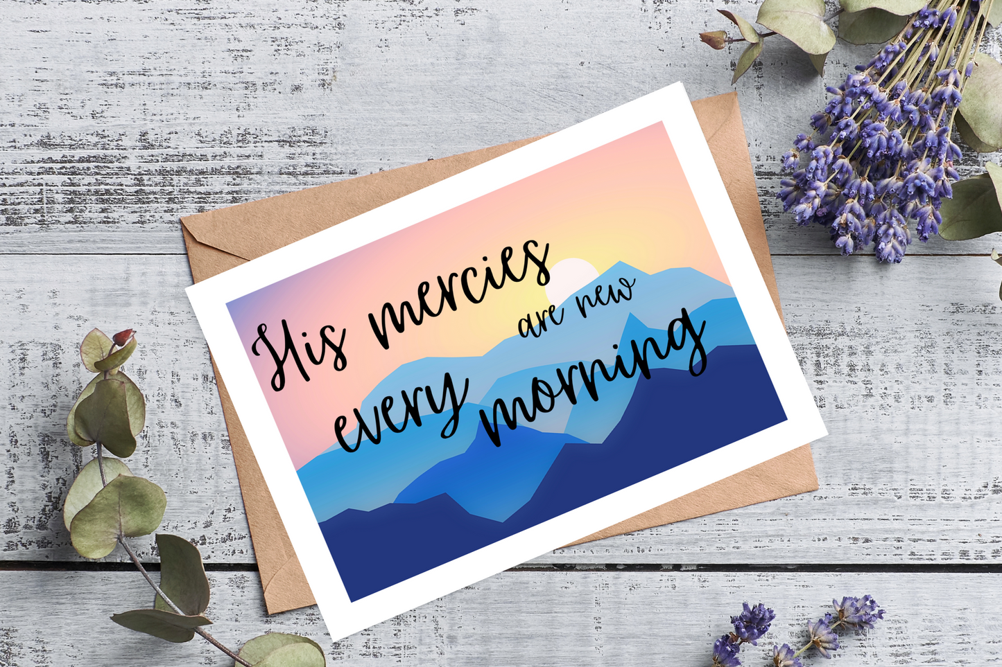 His Mercies are New Greeting Cards