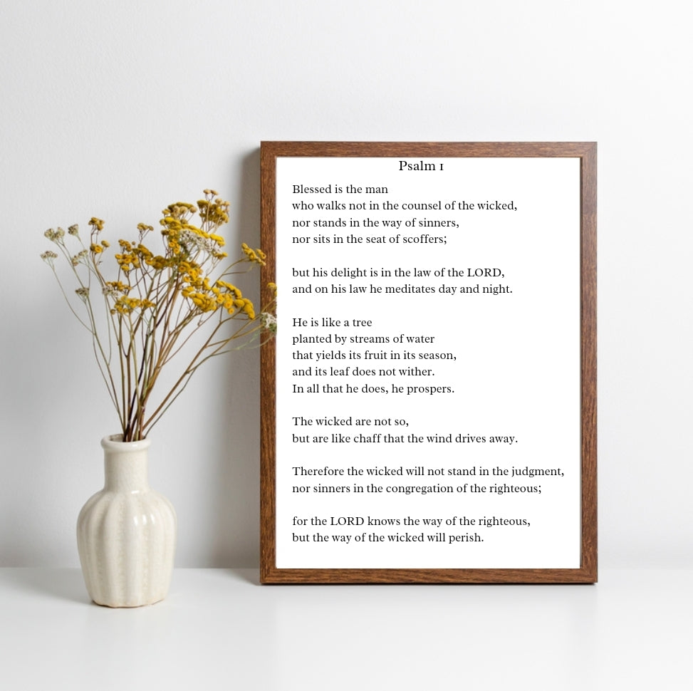 Psalm 1 Print
