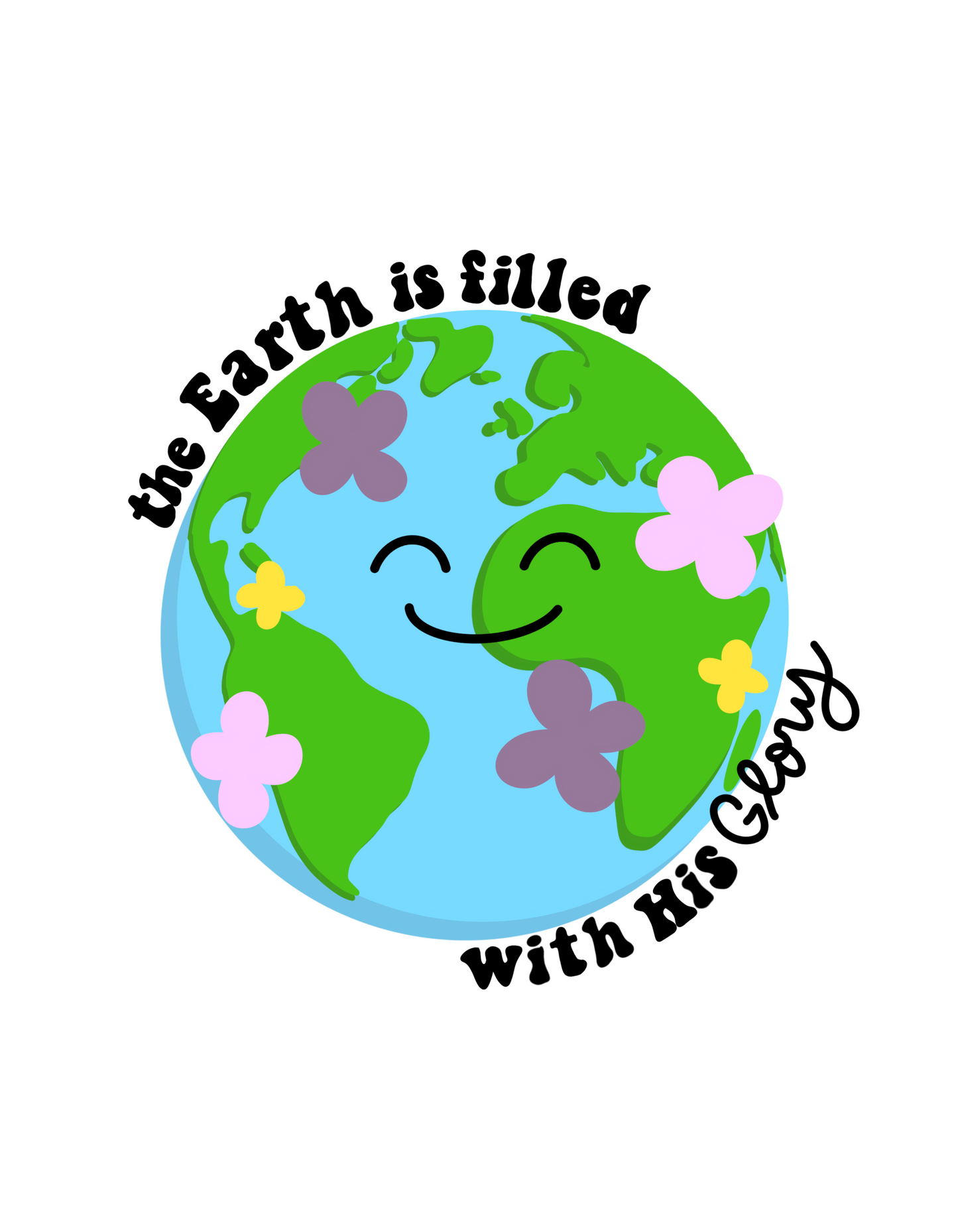 The Earth is Filled Sticker