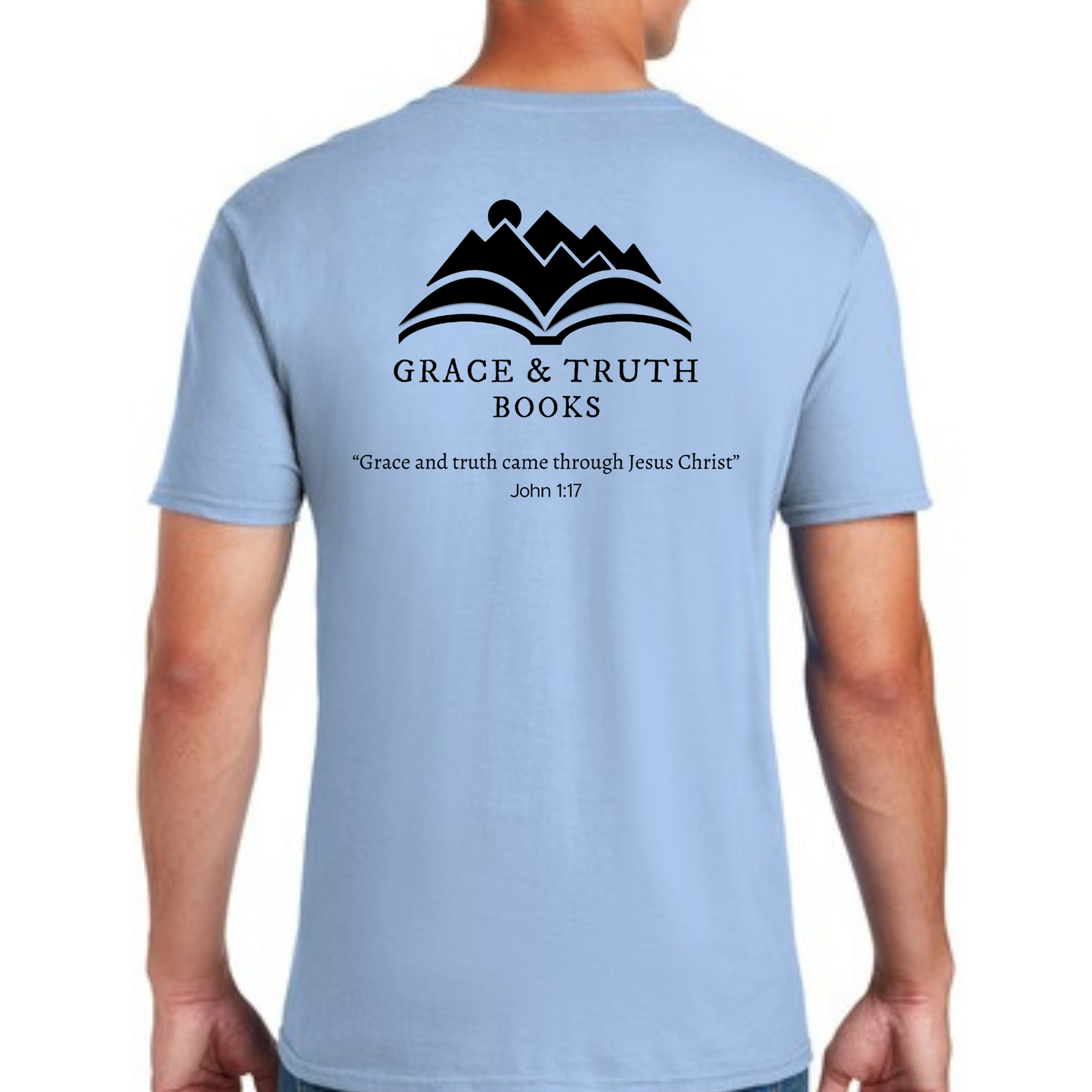 Grace and Truth Books Shirt (design on back)