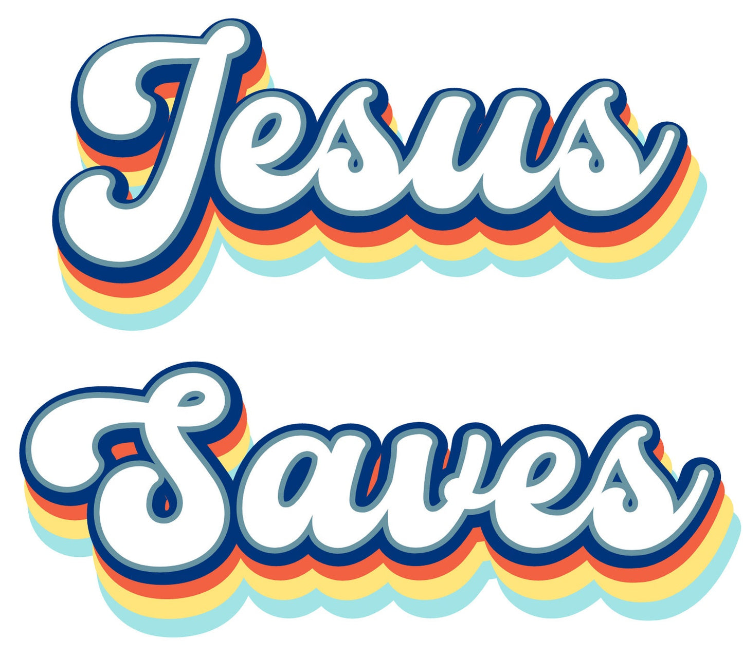 Jesus Saves Sticker