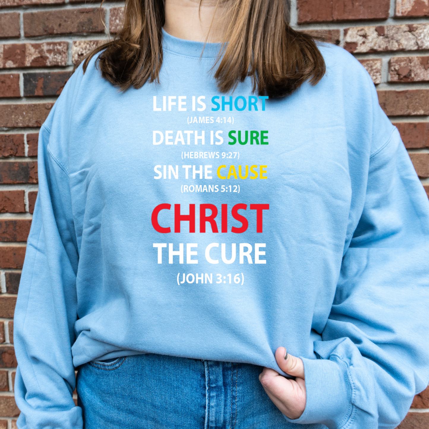 Christ the Cure Sweatshirt (no hood)