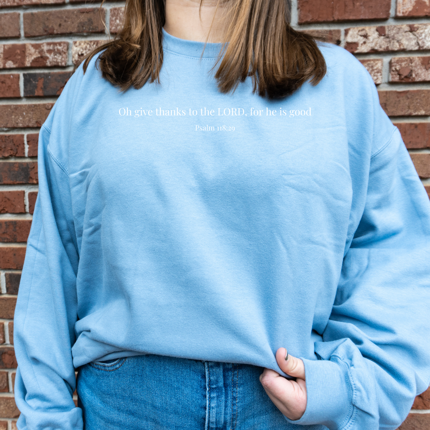 O Give Thanks Sweatshirt (no hood)