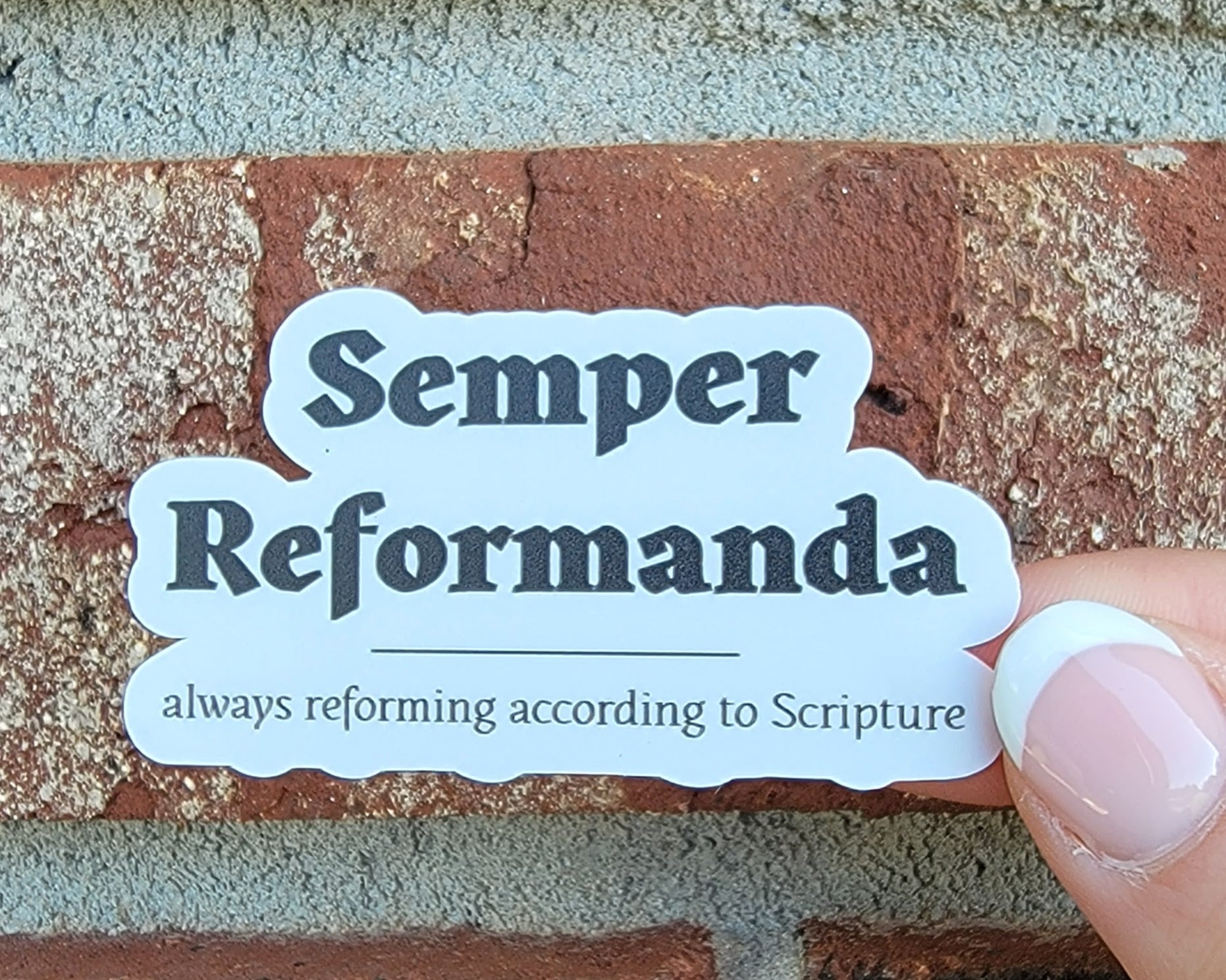 Semper Reformanda Sticker – New Heart Treasures