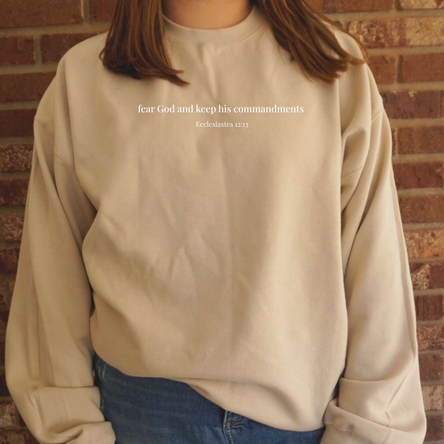 Ecclesiastes 12:13 Sweatshirt (no hood)