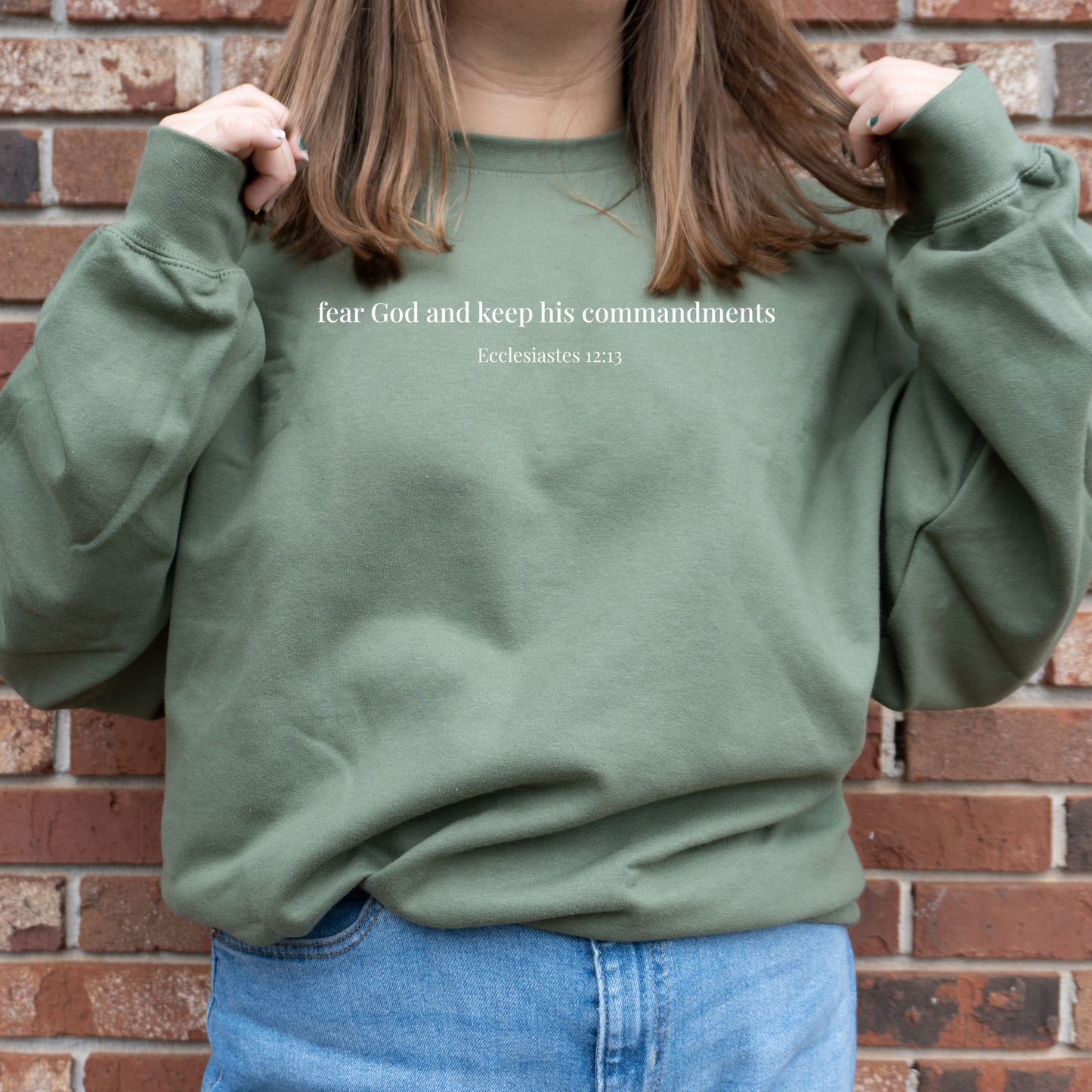 Ecclesiastes 12:13 Sweatshirt (no hood)