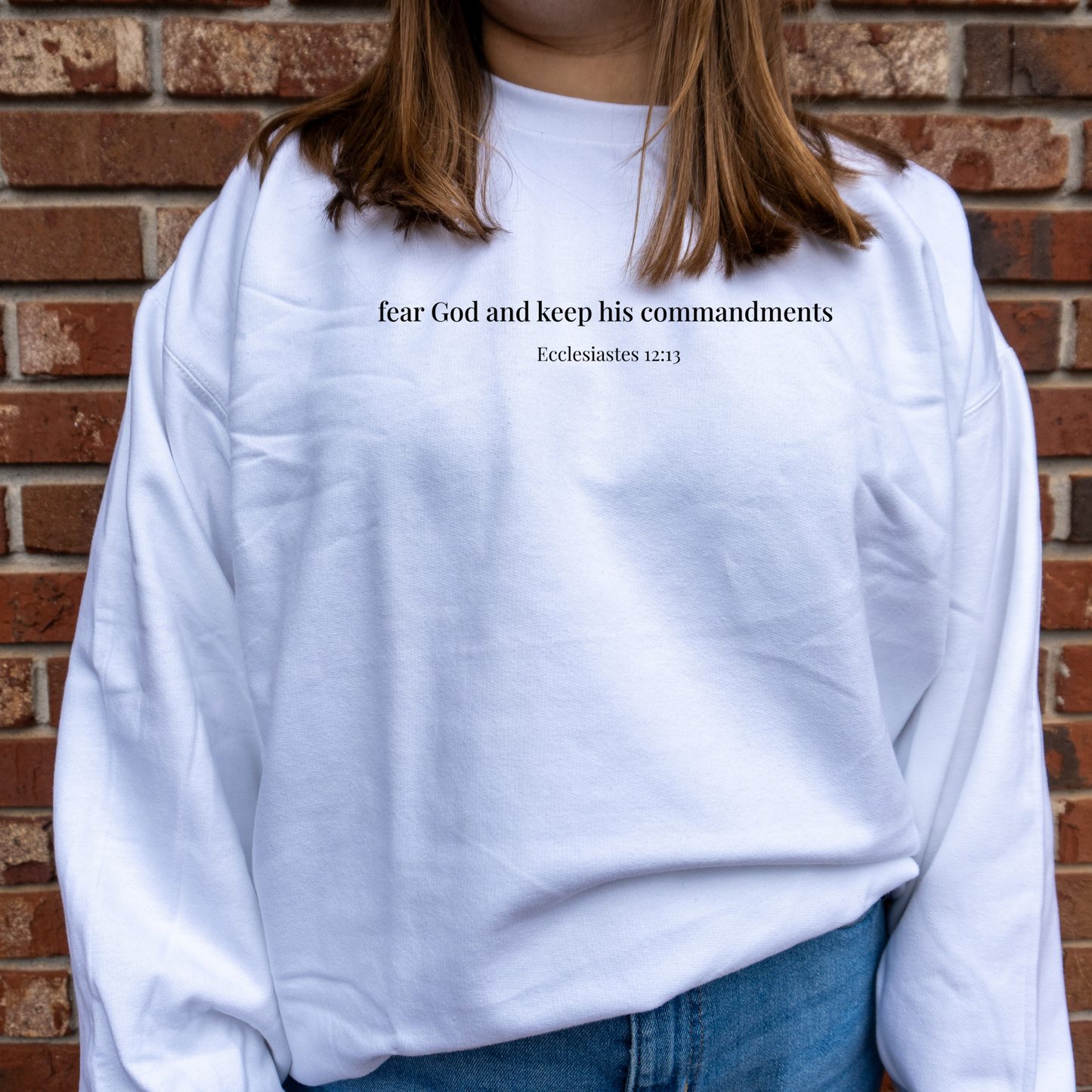 Ecclesiastes 12:13 Sweatshirt (no hood)
