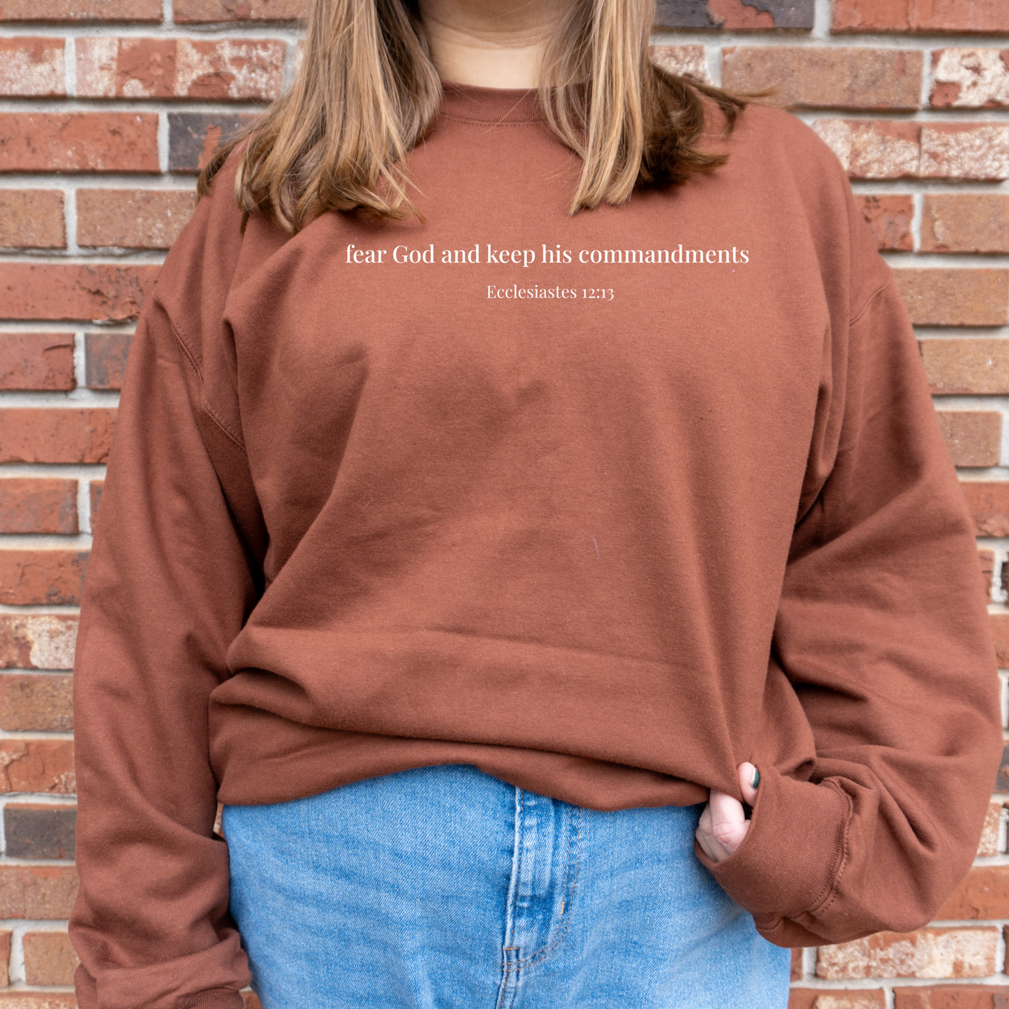 Ecclesiastes 12:13 Sweatshirt (no hood)