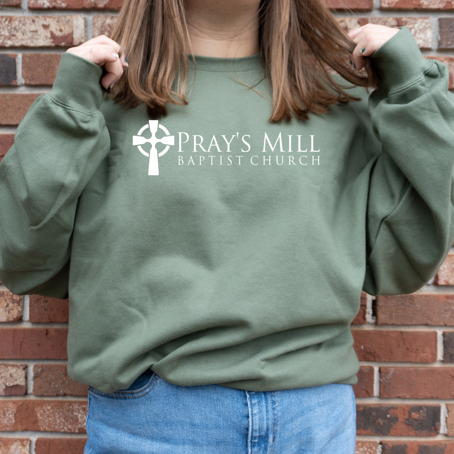 NEW Pray's Mill Baptist Church Sweatshirt (no hood)