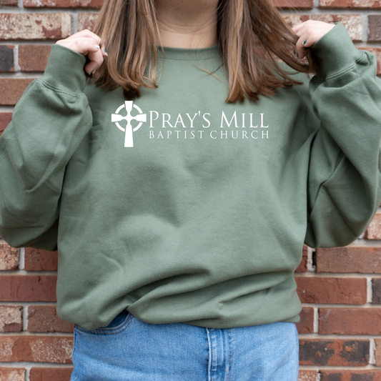 NEW Pray's Mill Baptist Church Sweatshirt (no hood)