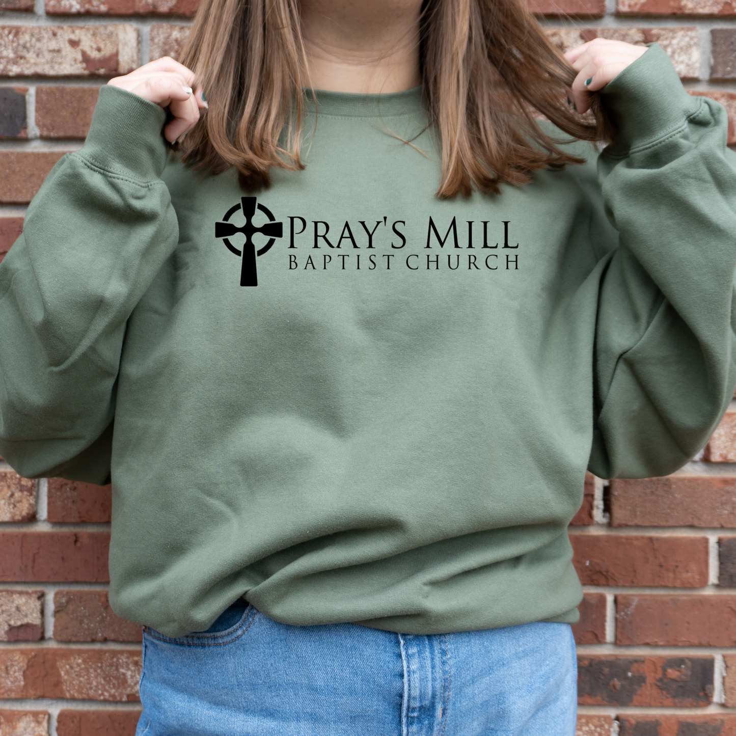 NEW Pray's Mill Baptist Church Sweatshirt (no hood)