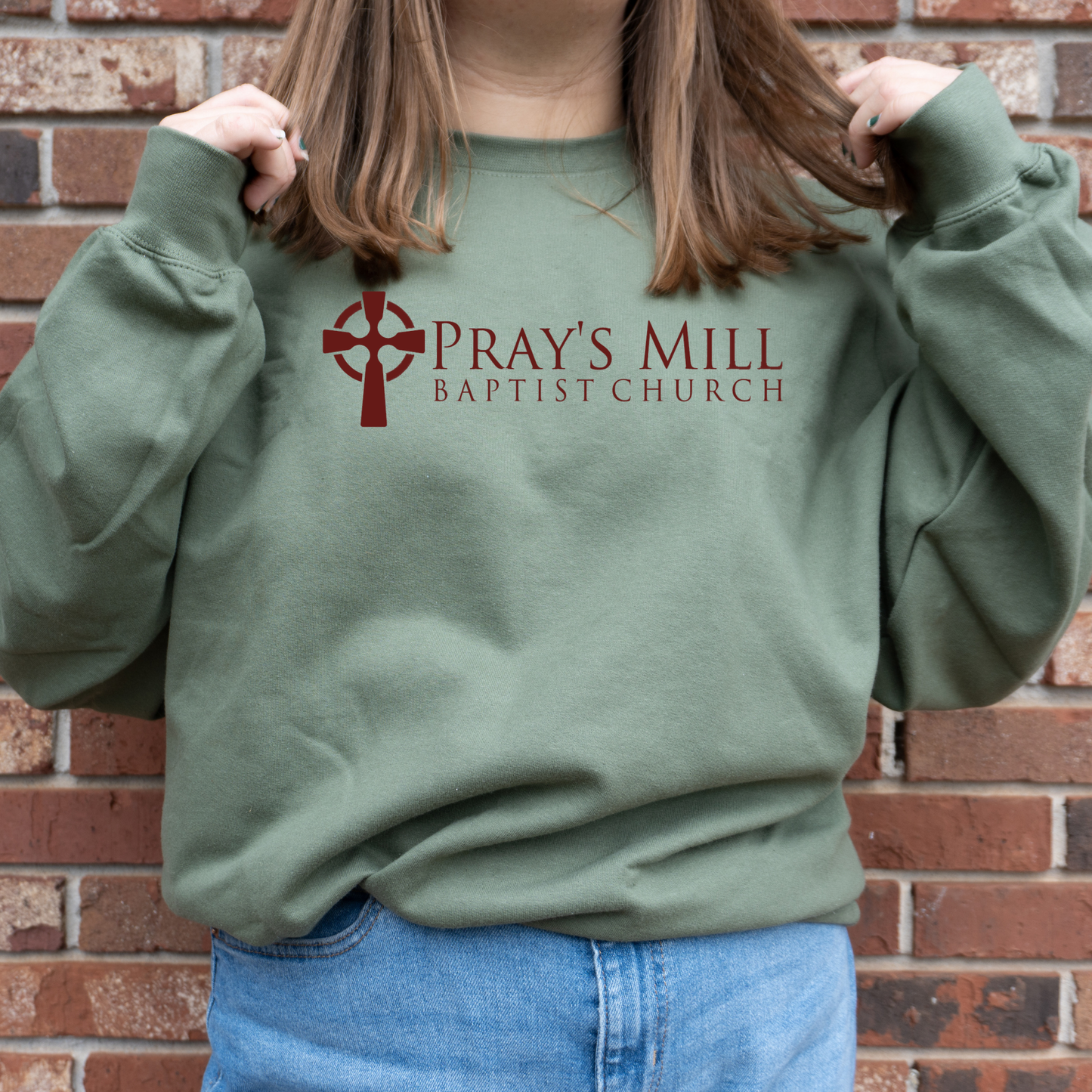 NEW Pray's Mill Baptist Church Sweatshirt (no hood)