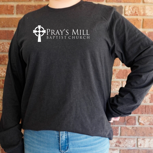 NEW Pray's Mill Baptist Church Long Sleeved Shirt