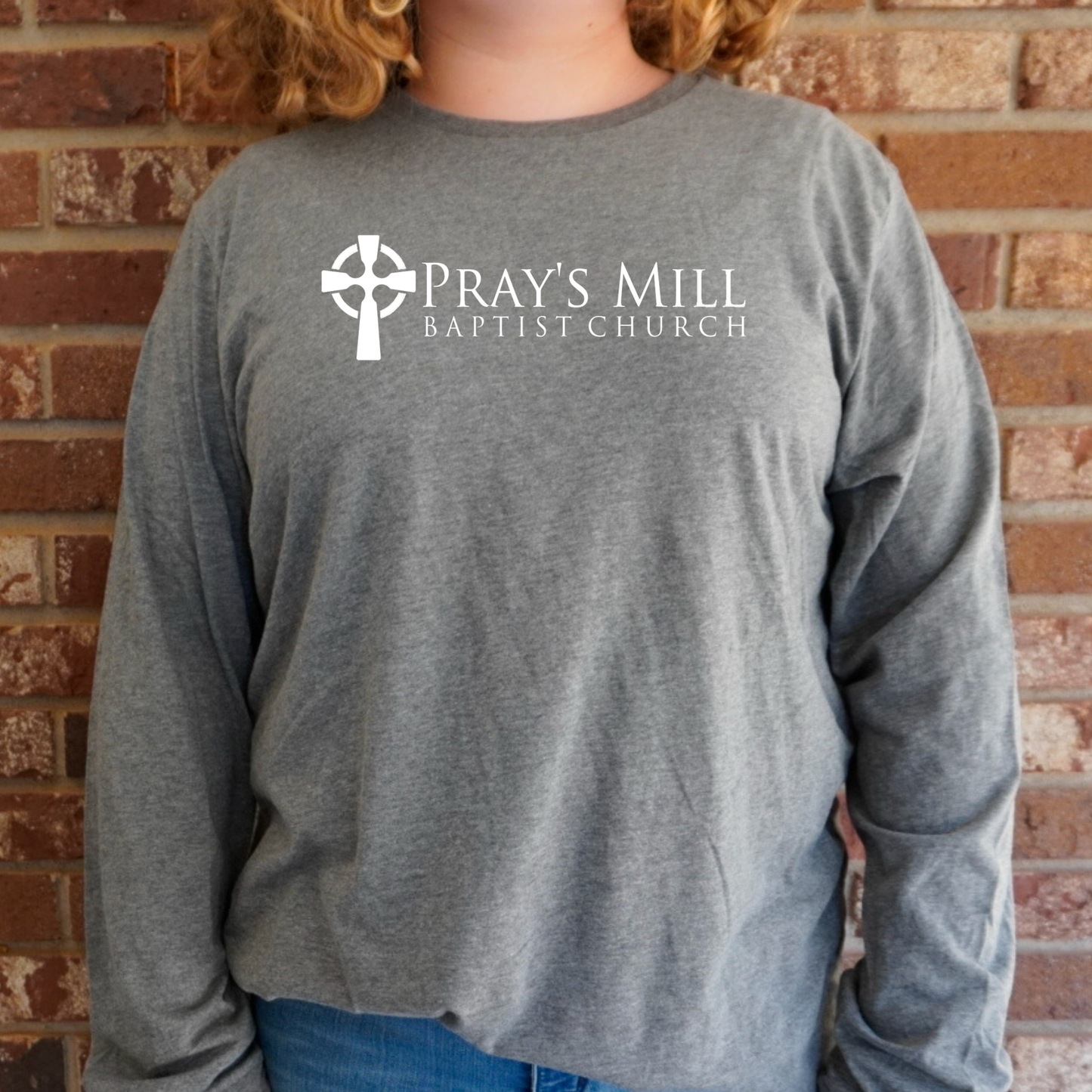 NEW Pray's Mill Baptist Church Long Sleeved Shirt