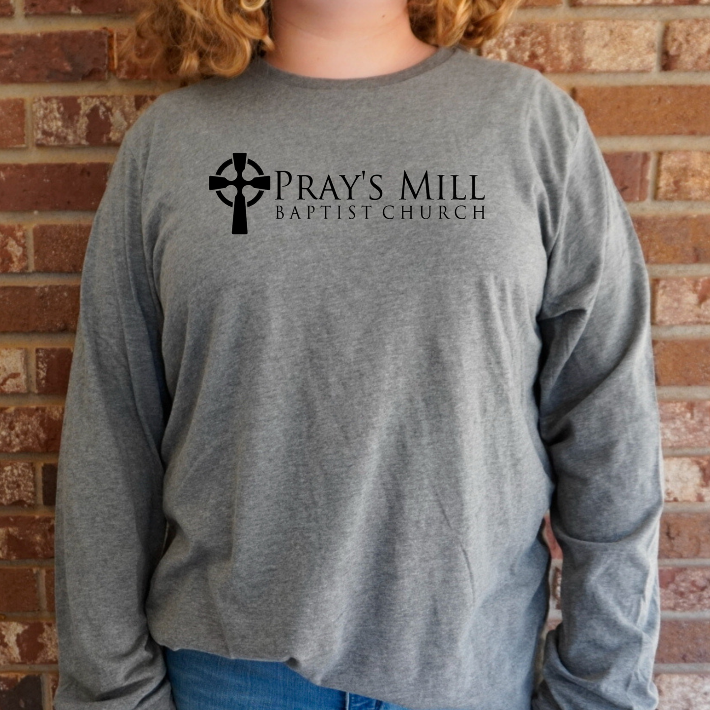 NEW Pray's Mill Baptist Church Long Sleeved Shirt