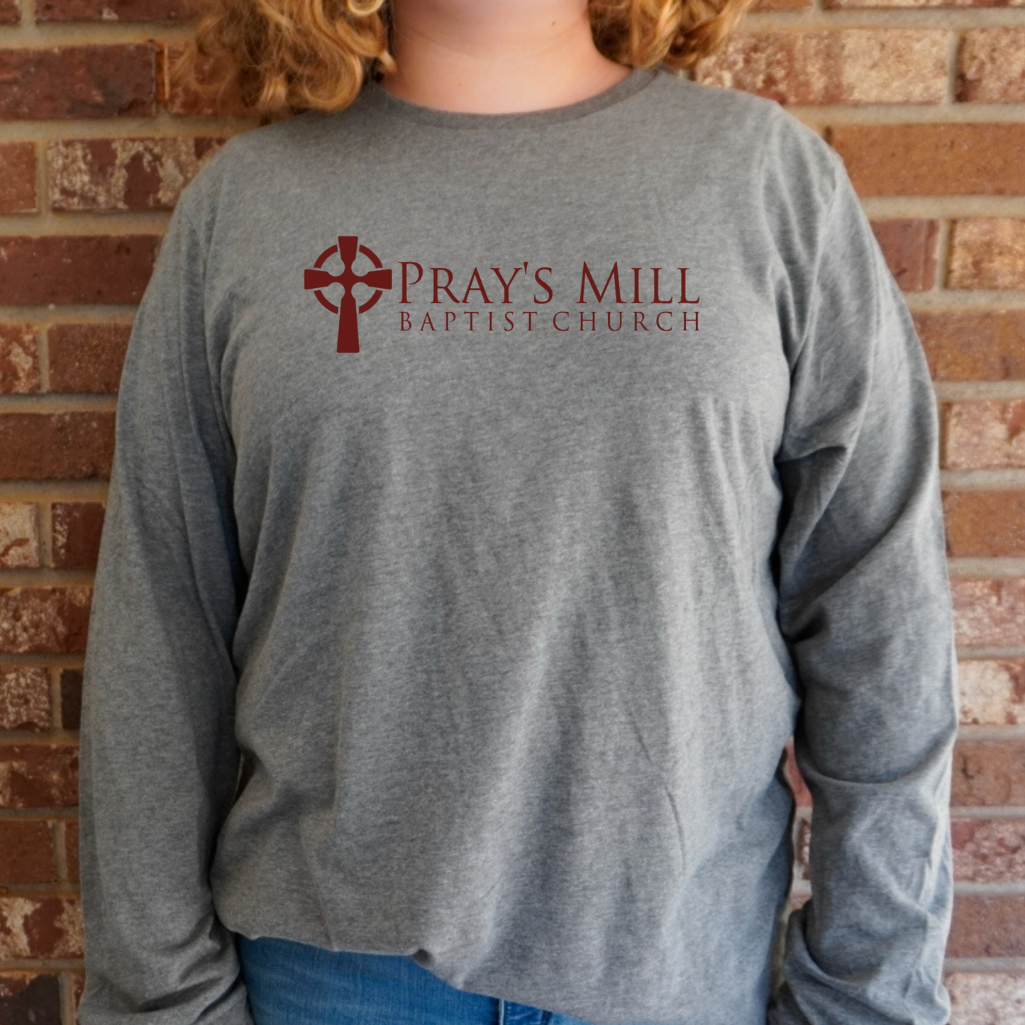 NEW Pray's Mill Baptist Church Long Sleeved Shirt