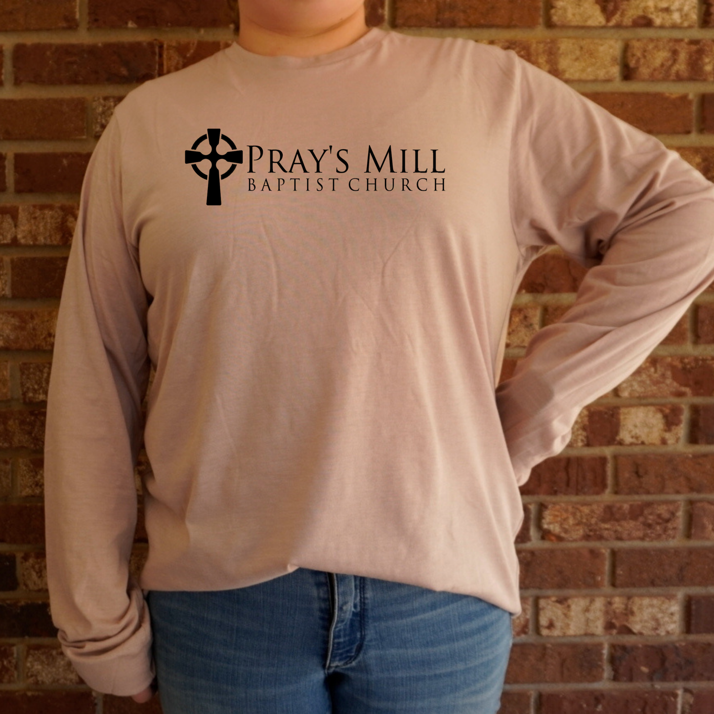 NEW Pray's Mill Baptist Church Long Sleeved Shirt