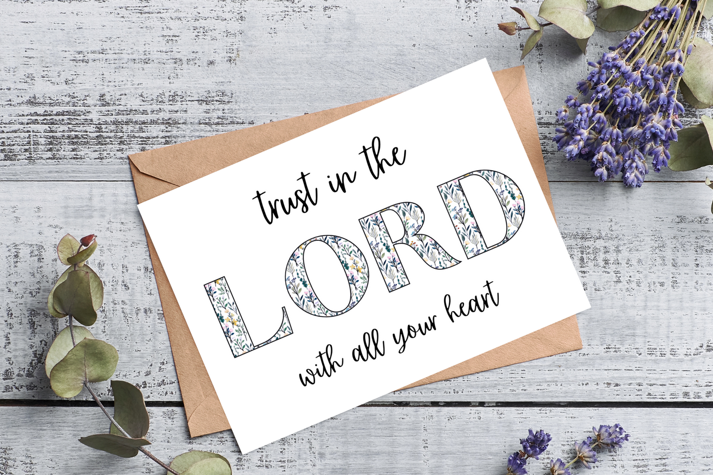 Trust in the Lord Greeting Cards