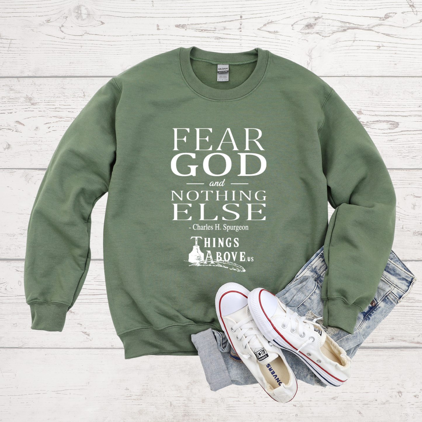 Fear God And Nothing Else Sweatshirt - Things Above.us