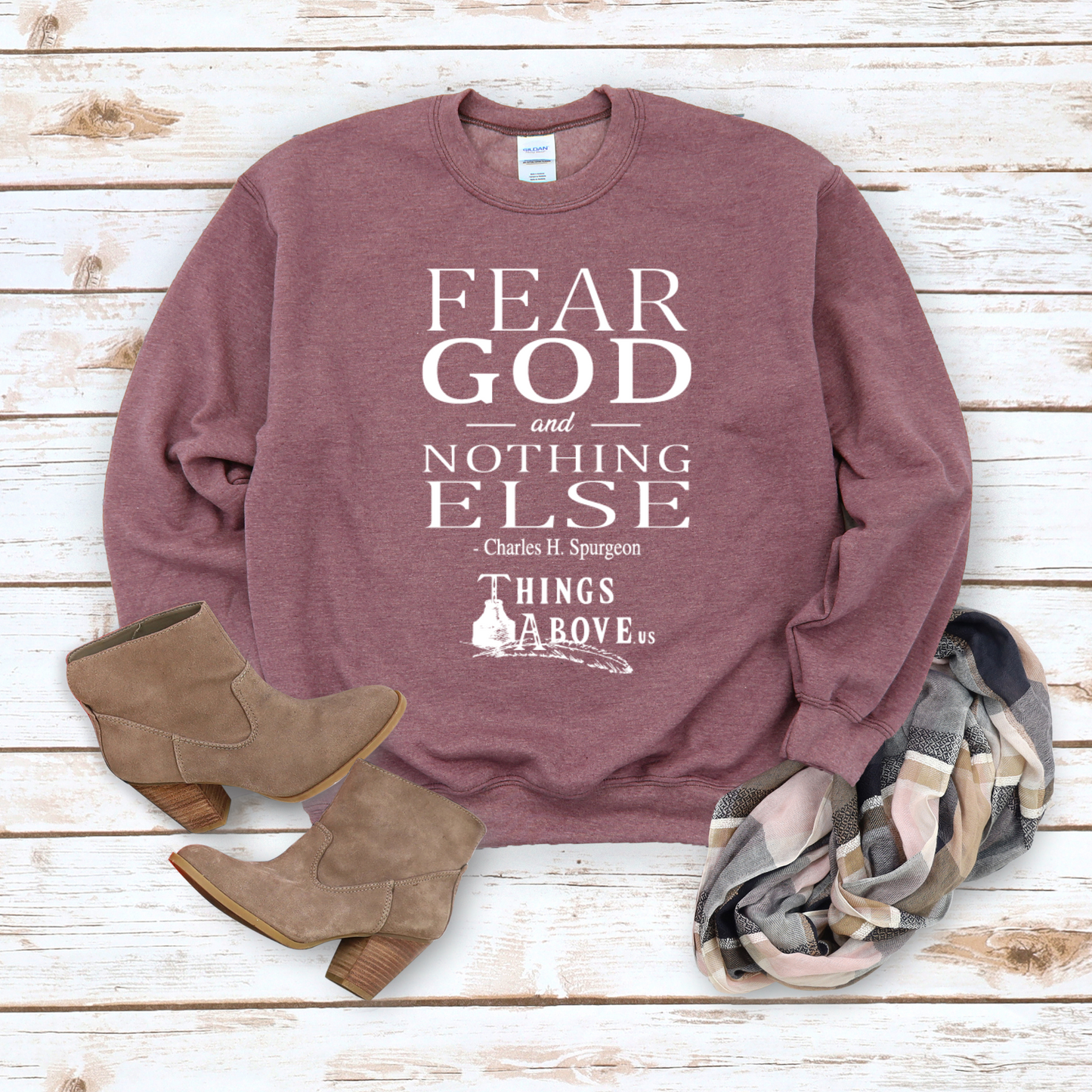 Fear God And Nothing Else Sweatshirt - Things Above.us