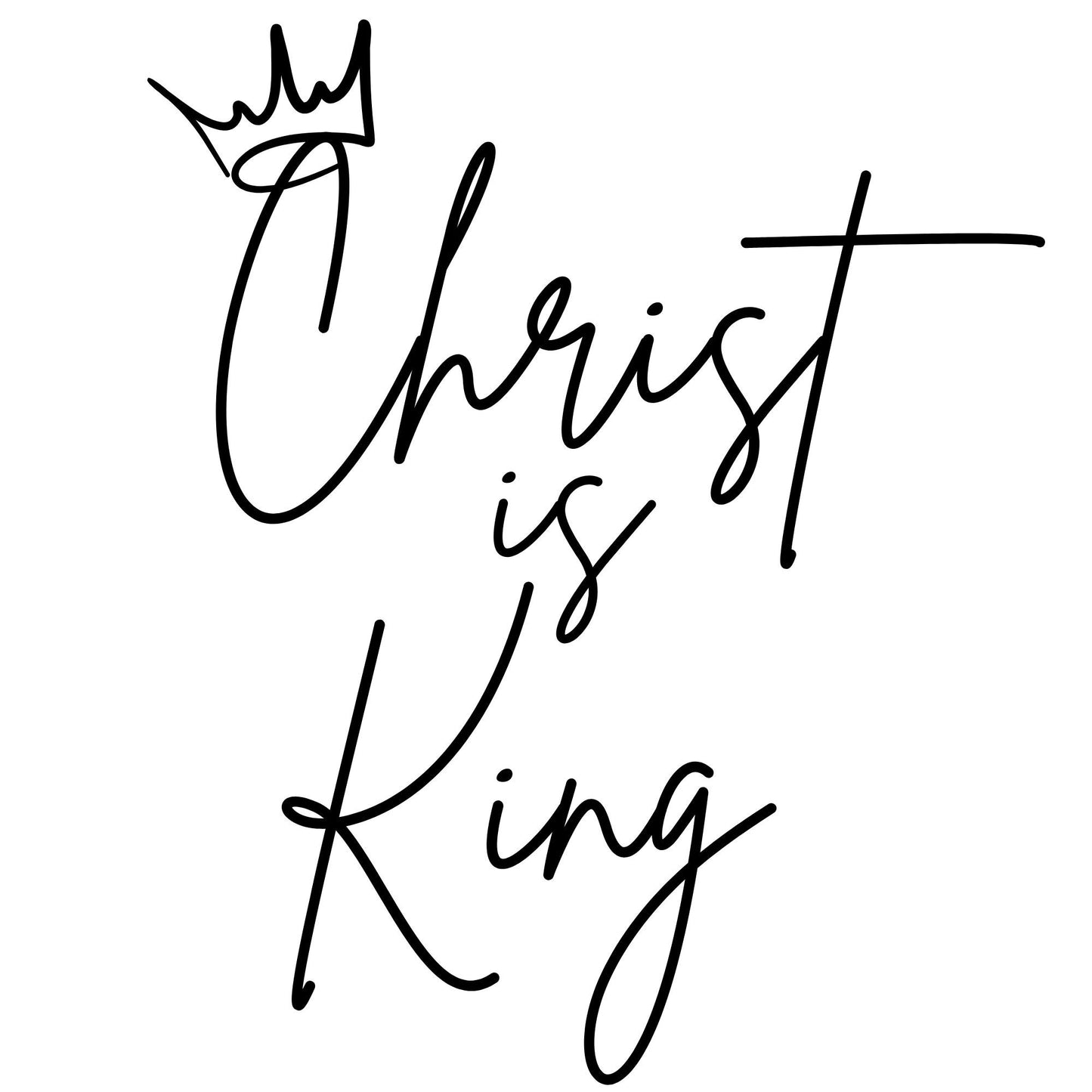 Christ is King Sticker