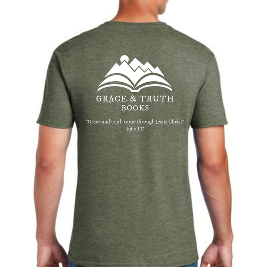 Grace and Truth Books Shirt (design on back)
